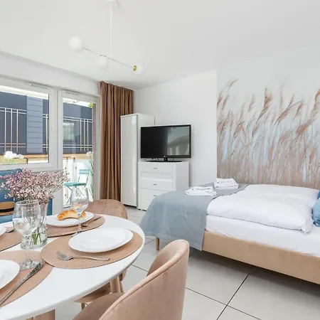 Apartman Seaside Kasprowicza 14 - Przy Plazy W Dzielnicy Uzdrowiskowej & Parking Za Szlabanem & Taras Sloneczny Na Dachu