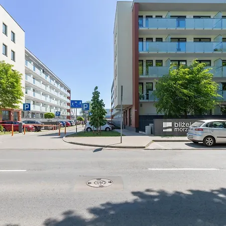 Seaside Kasprowicza 14 - Przy Plazy W Dzielnicy Uzdrowiskowej & Parking Za Szlabanem & Taras Sloneczny Na Dachu Lägenhet Kołobrzeg