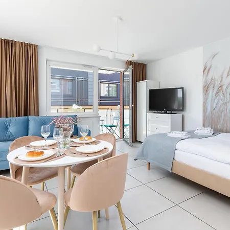 Seaside Kasprowicza 14 - Przy Plazy W Dzielnicy Uzdrowiskowej & Parking Za Szlabanem & Taras Sloneczny Na Dachu Apartman Kołobrzeg