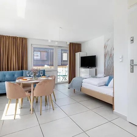 Apartman Seaside Kasprowicza 14 - Przy Plazy W Dzielnicy Uzdrowiskowej & Parking Za Szlabanem & Taras Sloneczny Na Dachu Kołobrzeg